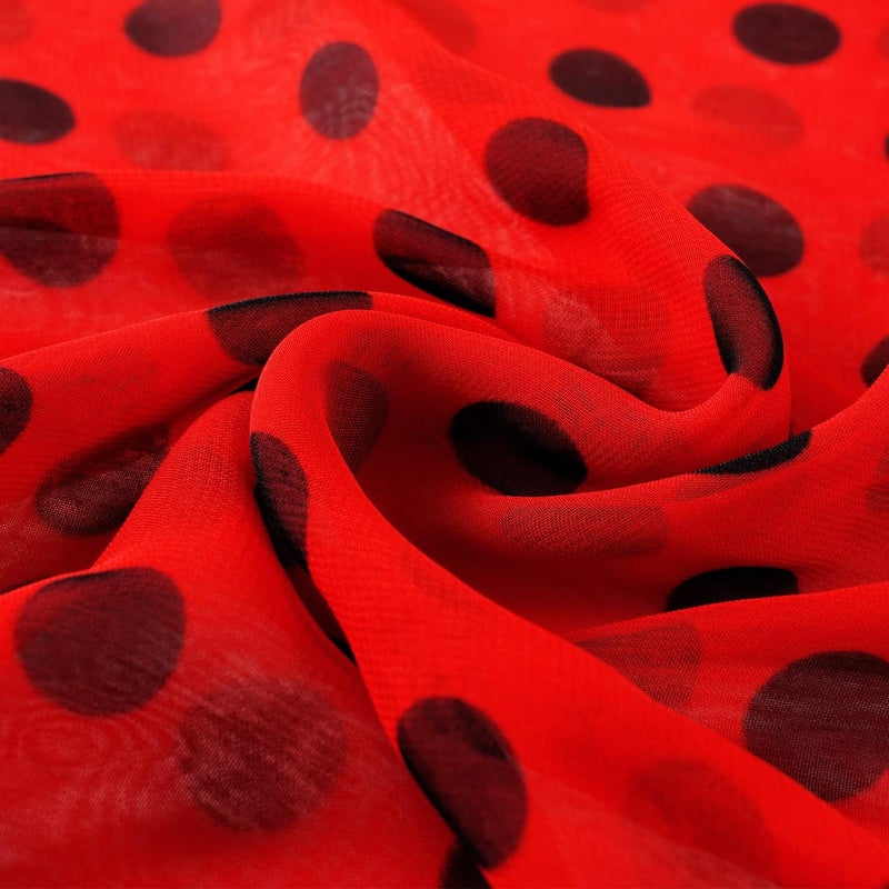 E-Clover Herebuy - Unique Women's Floral Scarves: Chiffon Flowers & Birds Printed Scarf - Image 3